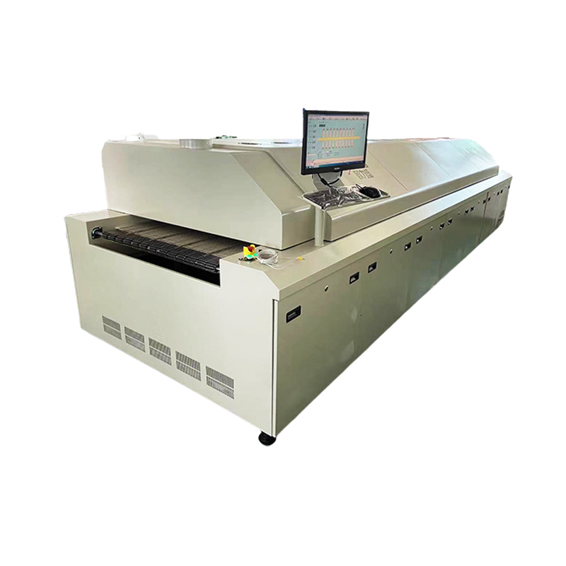 RF8830 widen 8 zones reflow oven machine